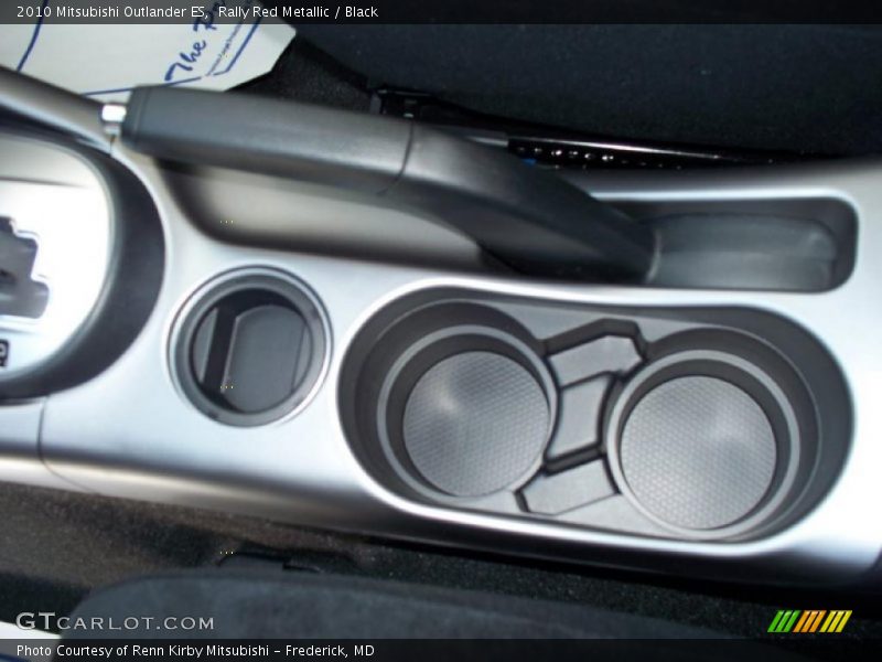 Rally Red Metallic / Black 2010 Mitsubishi Outlander ES