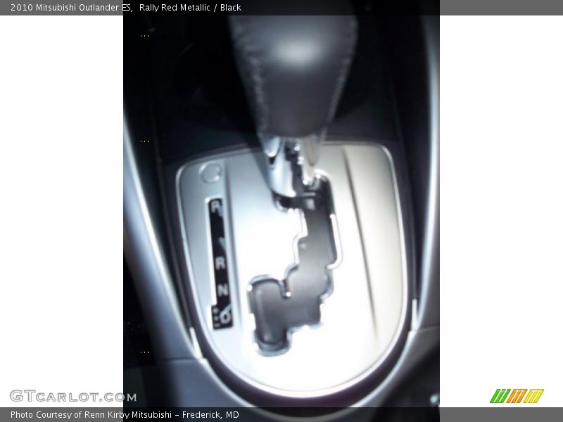 Rally Red Metallic / Black 2010 Mitsubishi Outlander ES