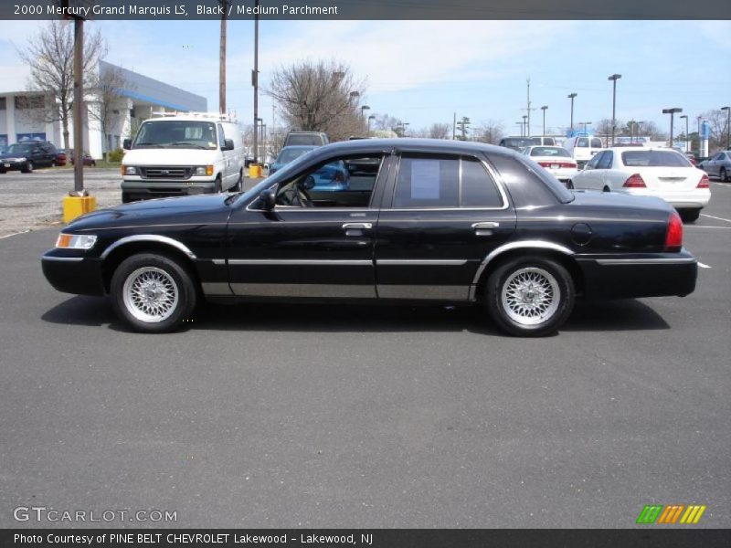 Black / Medium Parchment 2000 Mercury Grand Marquis LS