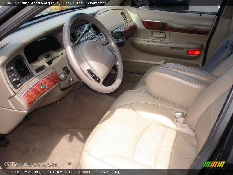 Black / Medium Parchment 2000 Mercury Grand Marquis LS