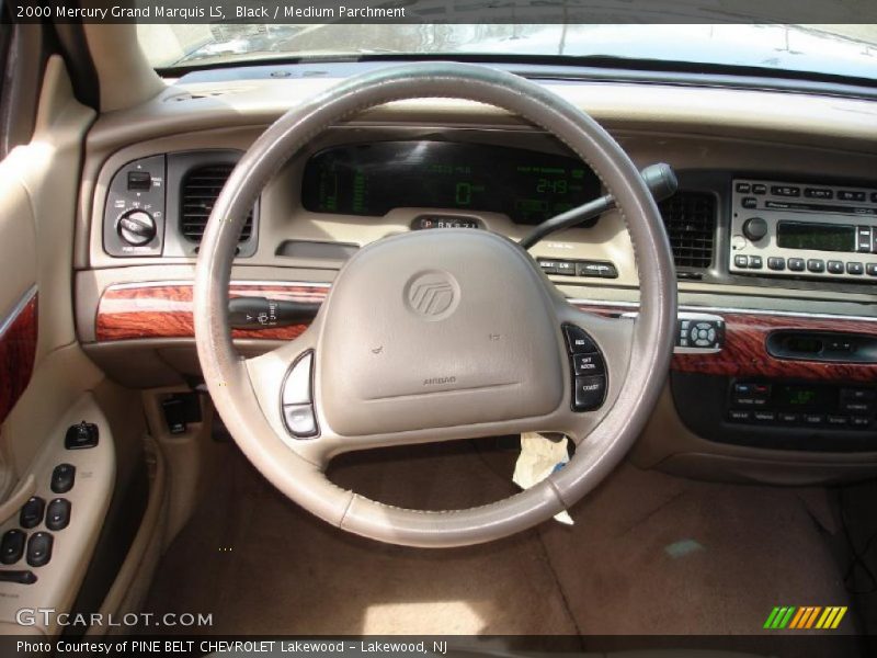 Black / Medium Parchment 2000 Mercury Grand Marquis LS