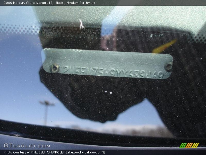 Black / Medium Parchment 2000 Mercury Grand Marquis LS