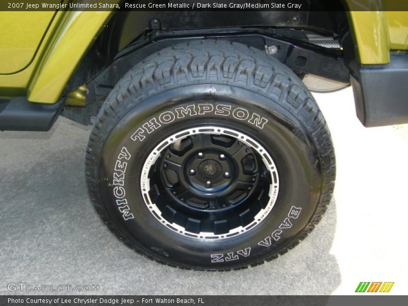 Rescue Green Metallic / Dark Slate Gray/Medium Slate Gray 2007 Jeep Wrangler Unlimited Sahara