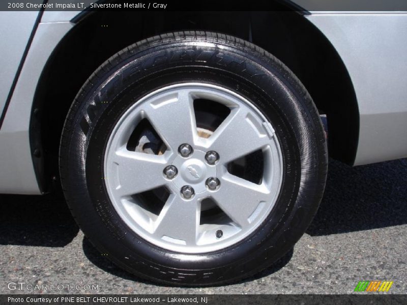 Silverstone Metallic / Gray 2008 Chevrolet Impala LT
