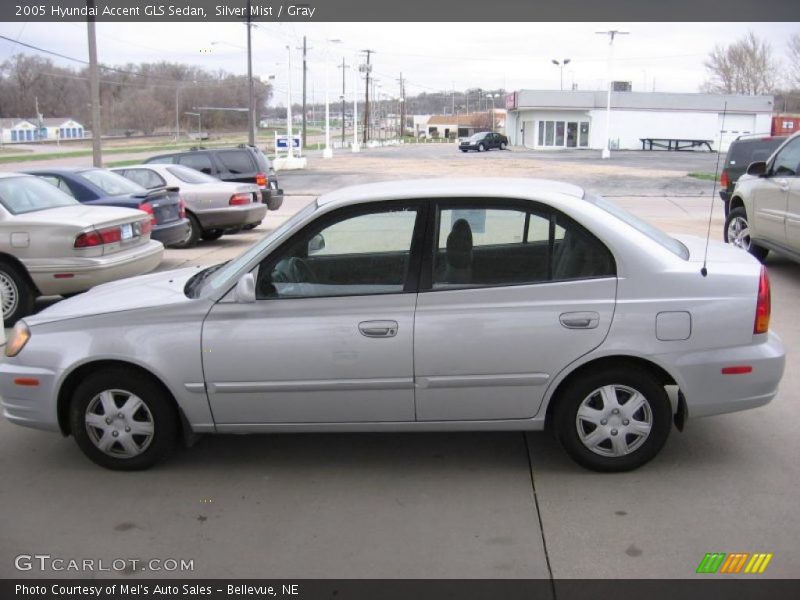 Silver Mist / Gray 2005 Hyundai Accent GLS Sedan