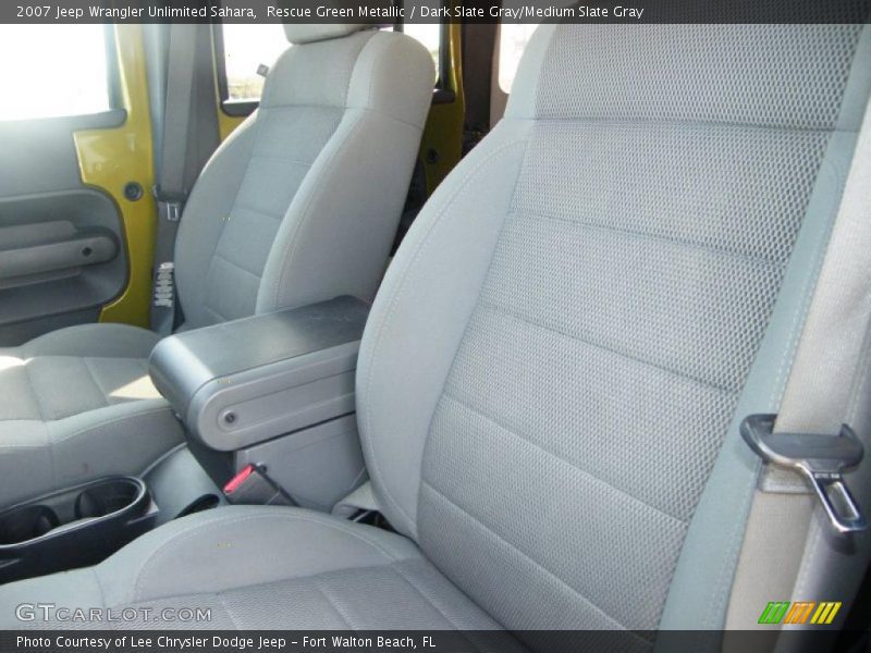Rescue Green Metallic / Dark Slate Gray/Medium Slate Gray 2007 Jeep Wrangler Unlimited Sahara