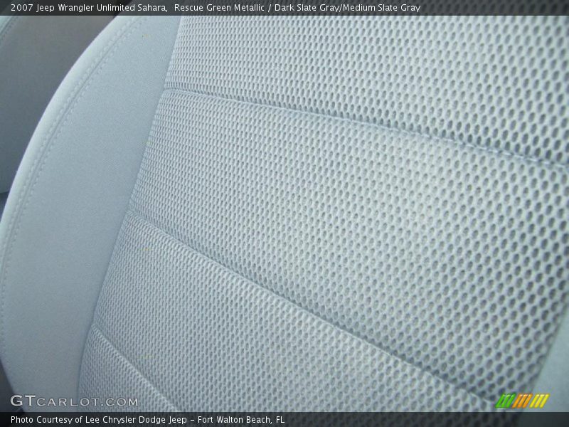 Rescue Green Metallic / Dark Slate Gray/Medium Slate Gray 2007 Jeep Wrangler Unlimited Sahara