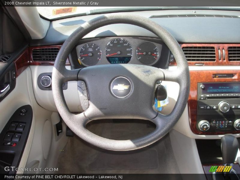 Silverstone Metallic / Gray 2008 Chevrolet Impala LT