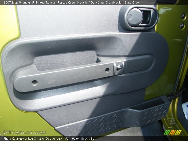 Rescue Green Metallic / Dark Slate Gray/Medium Slate Gray 2007 Jeep Wrangler Unlimited Sahara