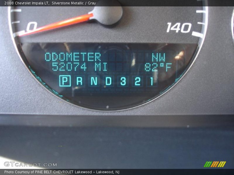 Silverstone Metallic / Gray 2008 Chevrolet Impala LT