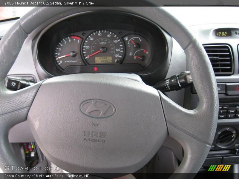 Silver Mist / Gray 2005 Hyundai Accent GLS Sedan