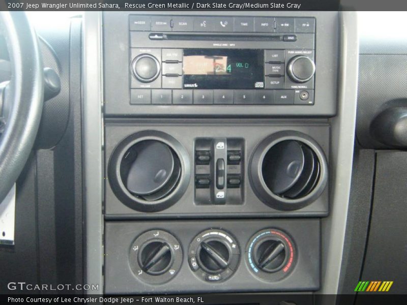Rescue Green Metallic / Dark Slate Gray/Medium Slate Gray 2007 Jeep Wrangler Unlimited Sahara