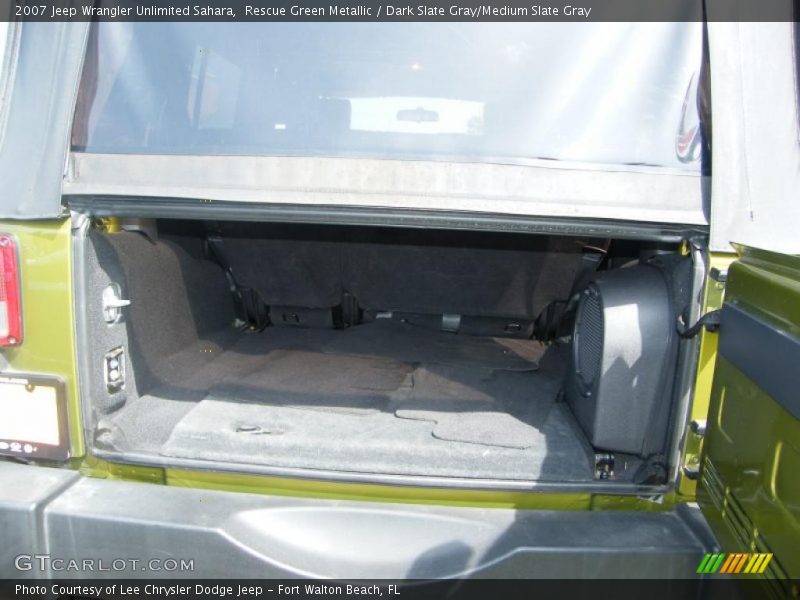 Rescue Green Metallic / Dark Slate Gray/Medium Slate Gray 2007 Jeep Wrangler Unlimited Sahara