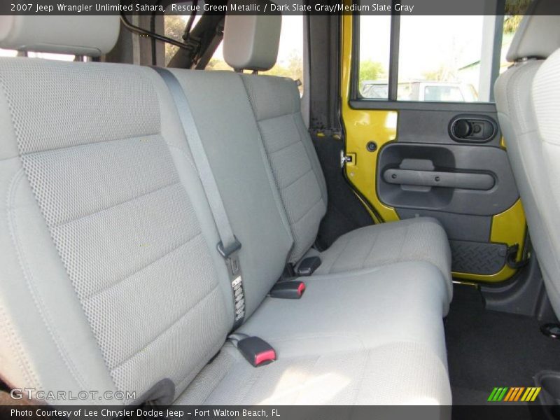 Rescue Green Metallic / Dark Slate Gray/Medium Slate Gray 2007 Jeep Wrangler Unlimited Sahara