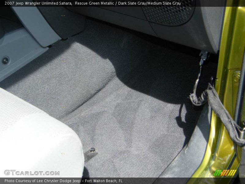 Rescue Green Metallic / Dark Slate Gray/Medium Slate Gray 2007 Jeep Wrangler Unlimited Sahara