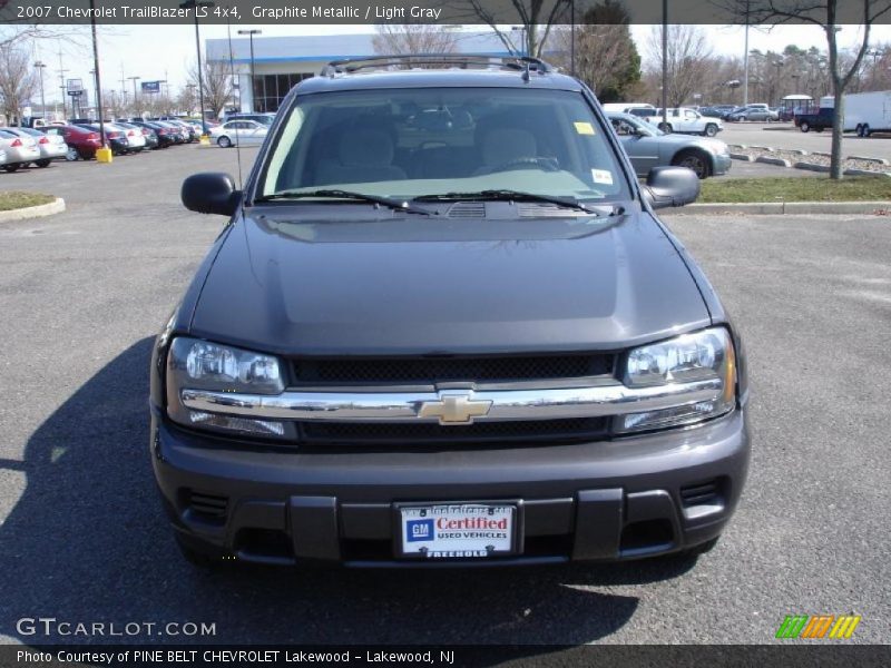 Graphite Metallic / Light Gray 2007 Chevrolet TrailBlazer LS 4x4