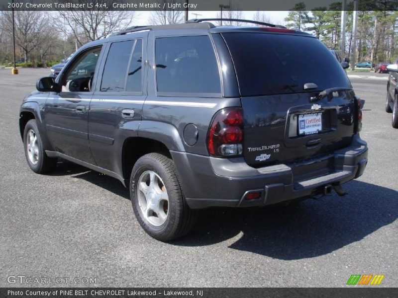 Graphite Metallic / Light Gray 2007 Chevrolet TrailBlazer LS 4x4
