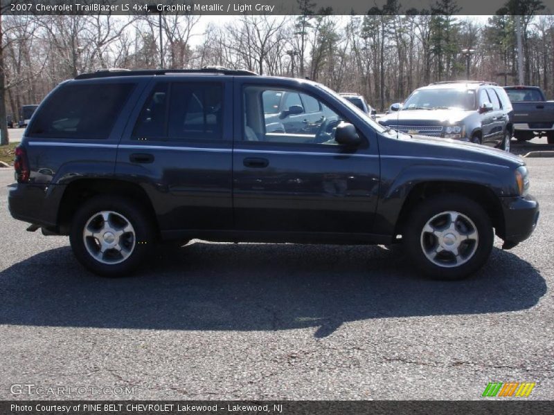 Graphite Metallic / Light Gray 2007 Chevrolet TrailBlazer LS 4x4