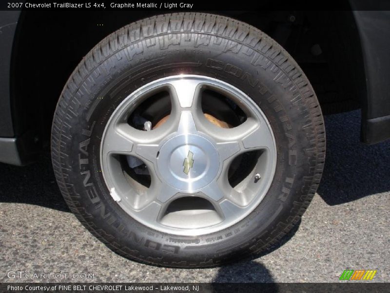 Graphite Metallic / Light Gray 2007 Chevrolet TrailBlazer LS 4x4