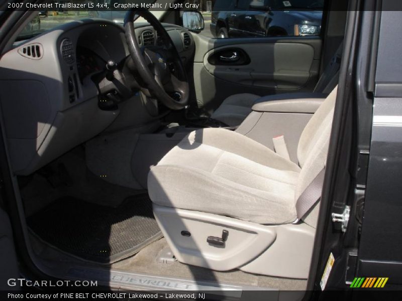 Graphite Metallic / Light Gray 2007 Chevrolet TrailBlazer LS 4x4