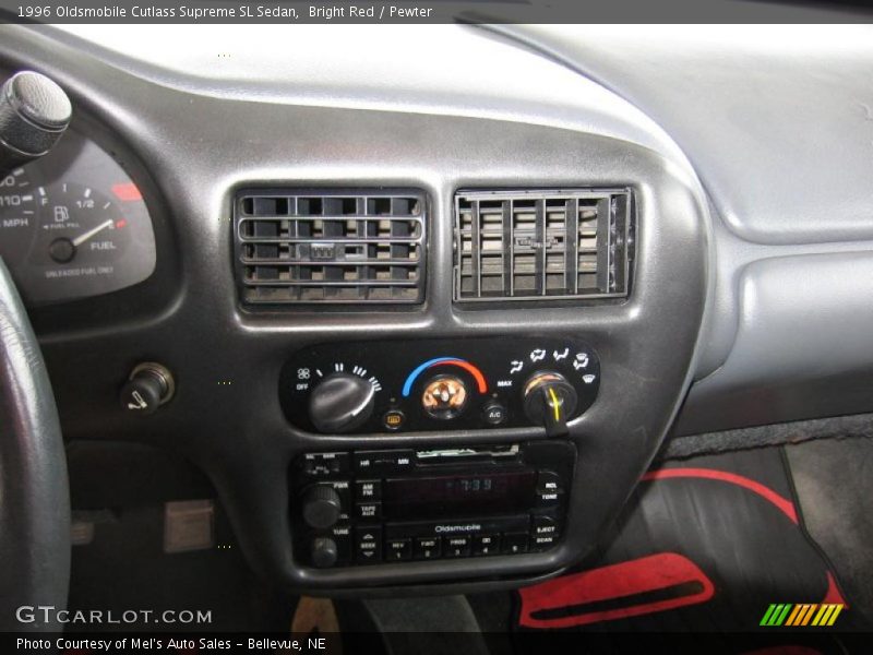 Bright Red / Pewter 1996 Oldsmobile Cutlass Supreme SL Sedan