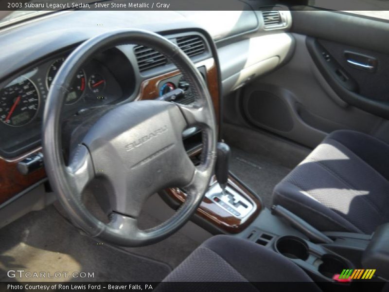 Silver Stone Metallic / Gray 2003 Subaru Legacy L Sedan