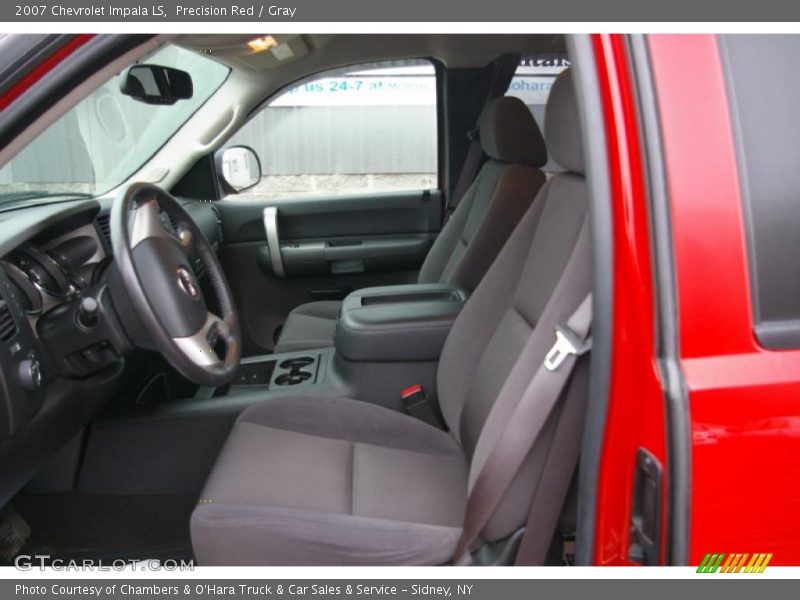 Precision Red / Gray 2007 Chevrolet Impala LS
