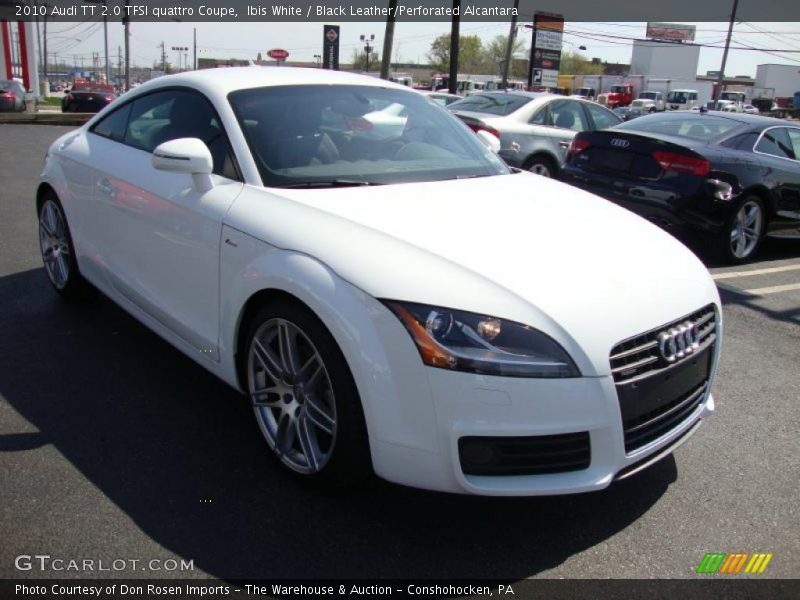 Ibis White / Black Leather/Perforated Alcantara 2010 Audi TT 2.0 TFSI quattro Coupe