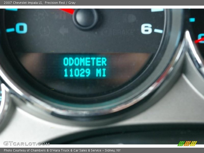 Precision Red / Gray 2007 Chevrolet Impala LS