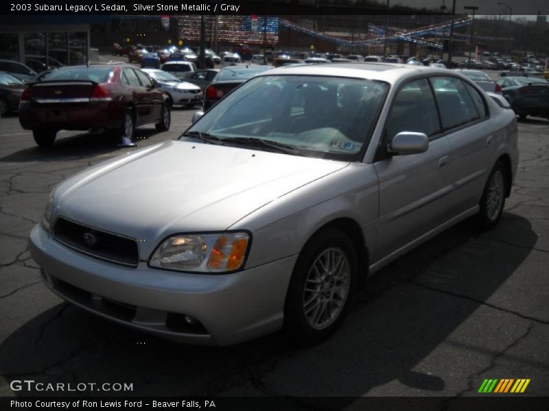 Silver Stone Metallic / Gray 2003 Subaru Legacy L Sedan