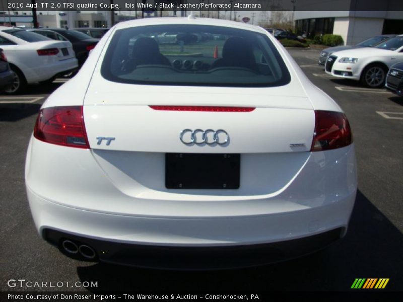 Ibis White / Black Leather/Perforated Alcantara 2010 Audi TT 2.0 TFSI quattro Coupe