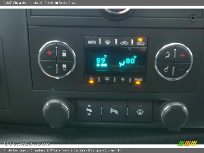 Precision Red / Gray 2007 Chevrolet Impala LS