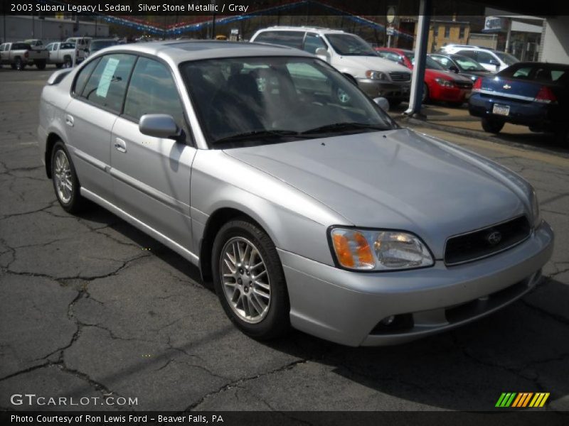 Silver Stone Metallic / Gray 2003 Subaru Legacy L Sedan