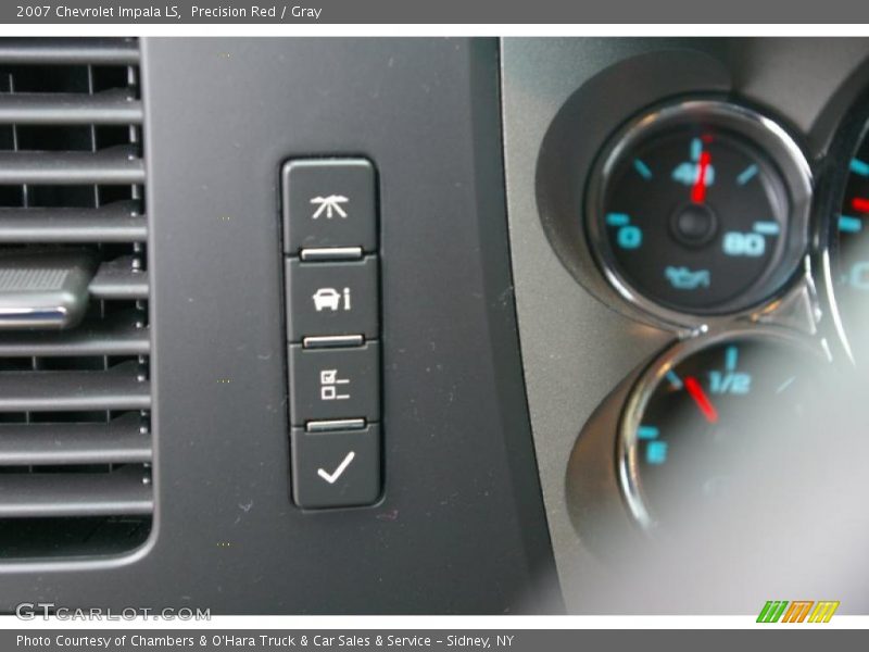 Precision Red / Gray 2007 Chevrolet Impala LS