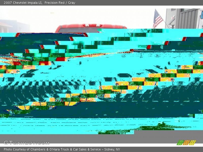Precision Red / Gray 2007 Chevrolet Impala LS