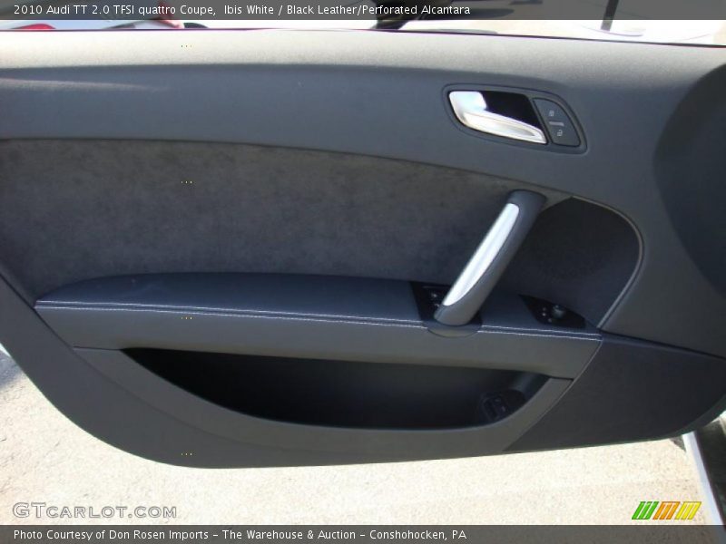 Ibis White / Black Leather/Perforated Alcantara 2010 Audi TT 2.0 TFSI quattro Coupe