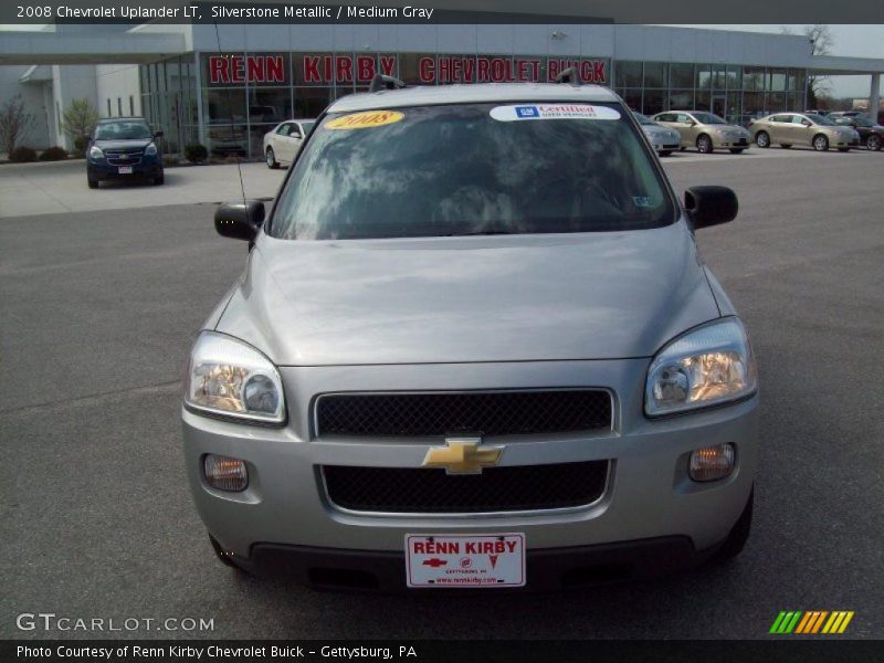 Silverstone Metallic / Medium Gray 2008 Chevrolet Uplander LT