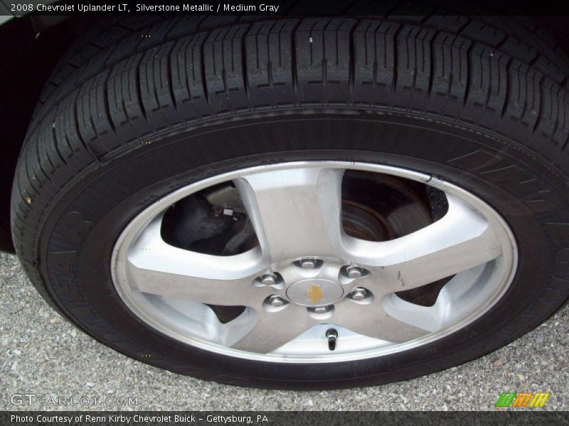Silverstone Metallic / Medium Gray 2008 Chevrolet Uplander LT