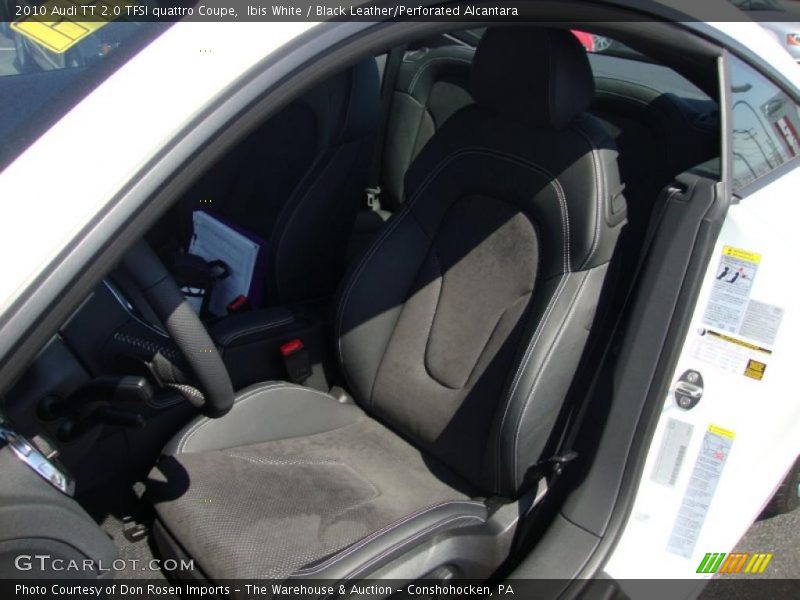 Ibis White / Black Leather/Perforated Alcantara 2010 Audi TT 2.0 TFSI quattro Coupe