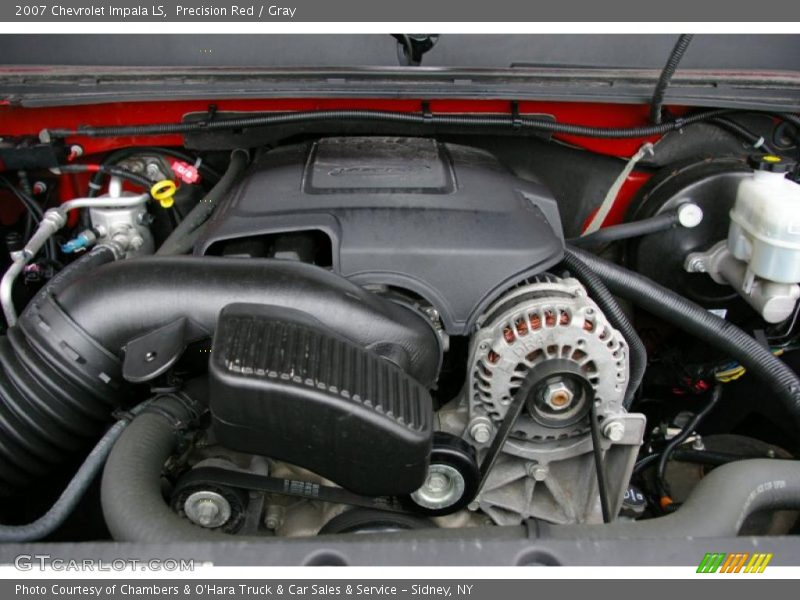 Precision Red / Gray 2007 Chevrolet Impala LS