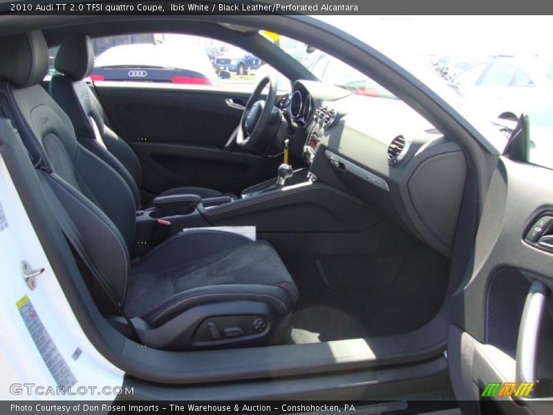 Ibis White / Black Leather/Perforated Alcantara 2010 Audi TT 2.0 TFSI quattro Coupe