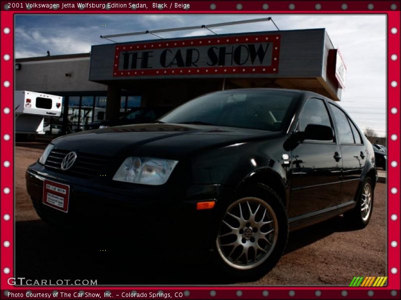 Black / Beige 2001 Volkswagen Jetta Wolfsburg Edition Sedan