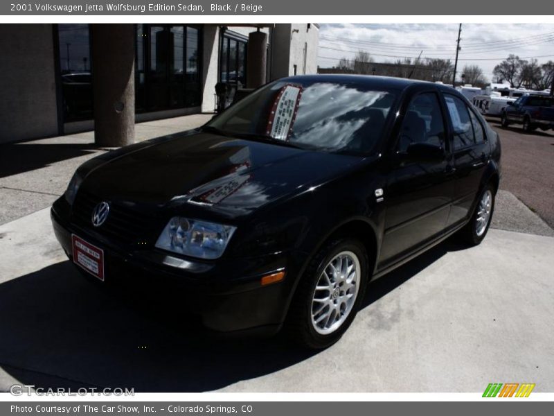 Black / Beige 2001 Volkswagen Jetta Wolfsburg Edition Sedan