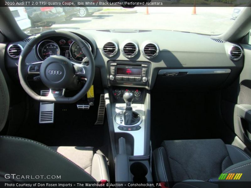 Ibis White / Black Leather/Perforated Alcantara 2010 Audi TT 2.0 TFSI quattro Coupe