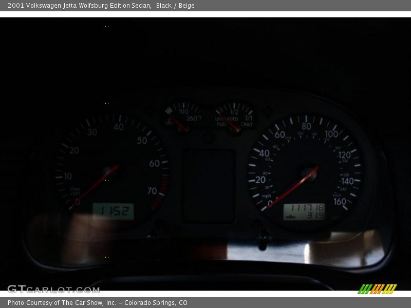 Black / Beige 2001 Volkswagen Jetta Wolfsburg Edition Sedan