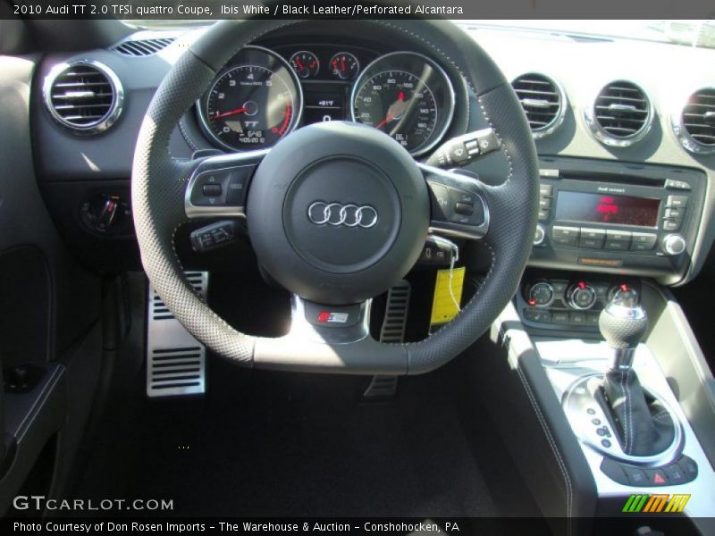 Ibis White / Black Leather/Perforated Alcantara 2010 Audi TT 2.0 TFSI quattro Coupe