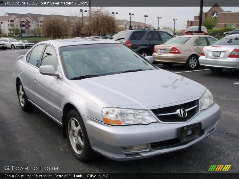 Satin Silver Metallic / Ebony 2003 Acura TL 3.2