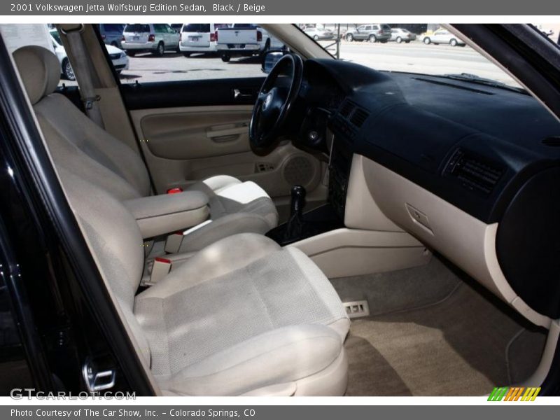 Black / Beige 2001 Volkswagen Jetta Wolfsburg Edition Sedan