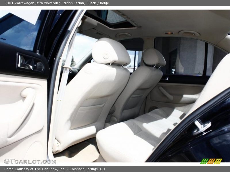 Black / Beige 2001 Volkswagen Jetta Wolfsburg Edition Sedan