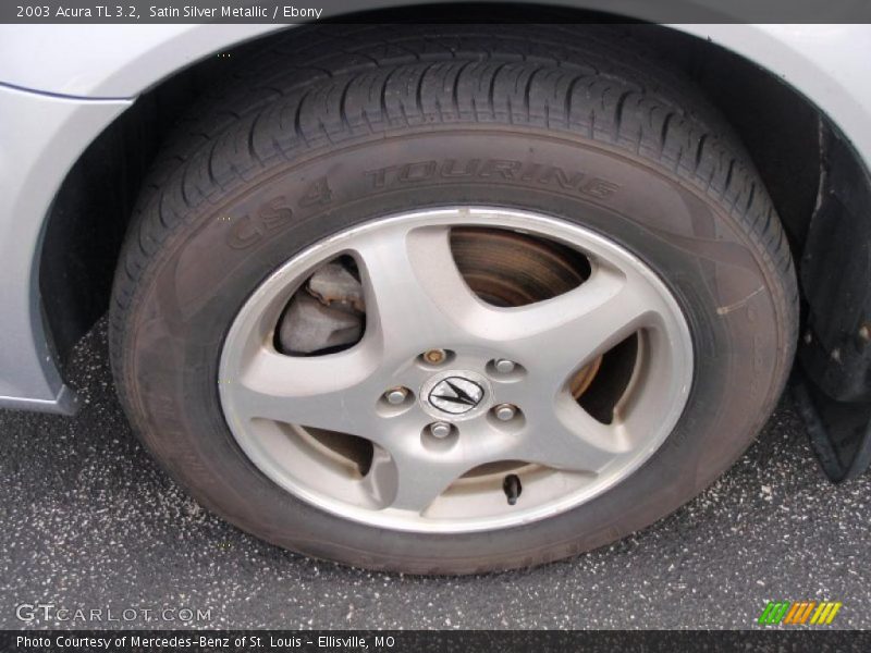 Satin Silver Metallic / Ebony 2003 Acura TL 3.2